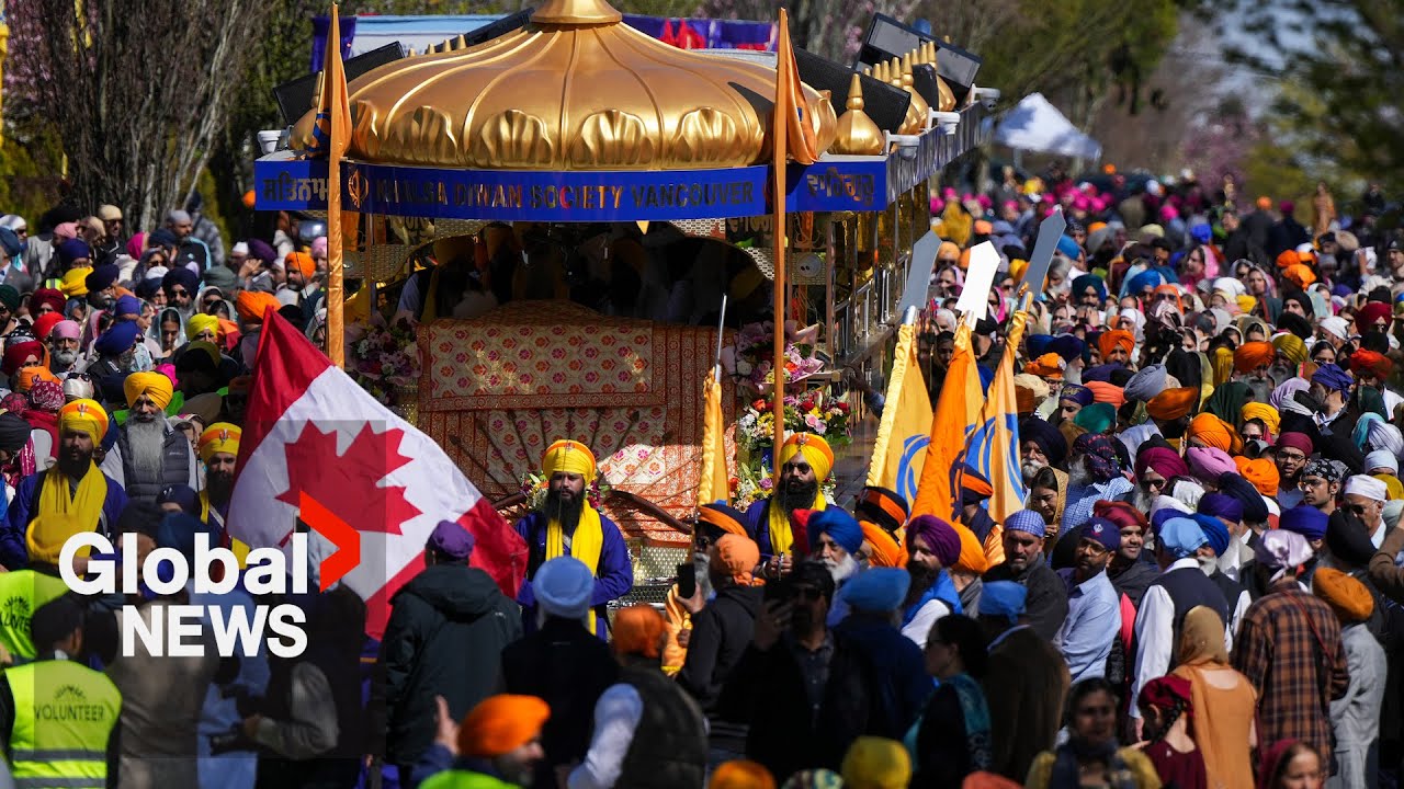 Vaisakhi: Thousands fill Surrey streets for annual Sikh celebration