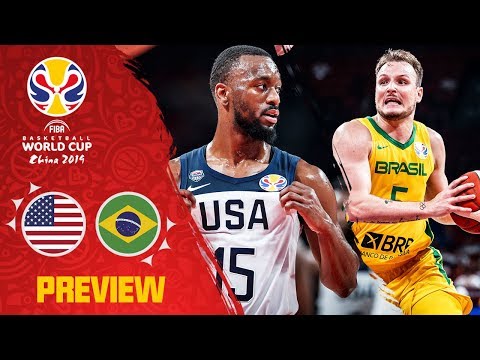 USA v Brazil Preview | Best Plays of each team so far | FIBA Basketball World Cup 2019