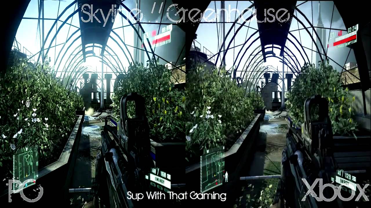 Let’s Compare Crysis 2 Running On PC And Xbox 360