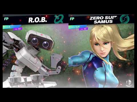 Super Smash Bros Ultimate Amiibo Fights   Request #5018 ROB vs Zero Suit