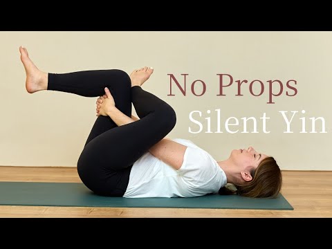 1-Hour Silent Yin Yoga | Full-Body Stretch with Minimal Cues | No Props Needed