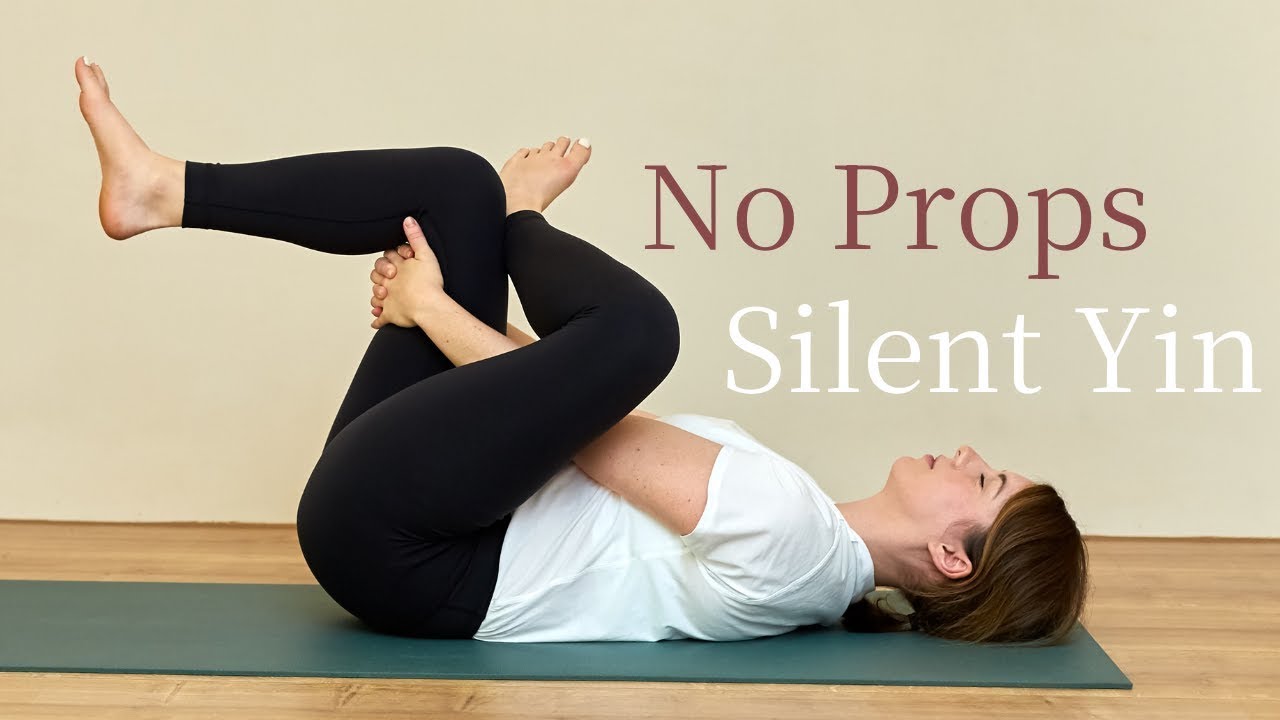 1-Hour Silent Yin Yoga — Yin Yoga class, 59 minutes