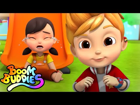 New Boo Boo Song | Baby Sick Song | Doctor Song | Nursery Rhymes And Kids Songs with Boom Buddies