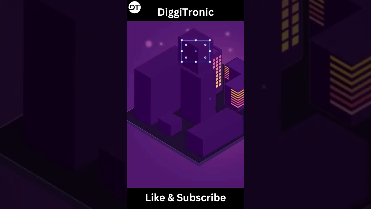 Build an EPIC Isometric City in Adobe Illustrator! (DiggiTronic Full Tutorial)  #diggitronic