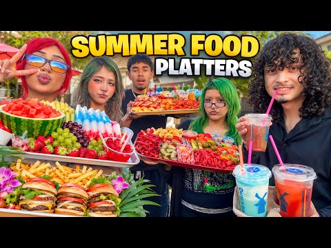 WHO CAN MAKE THE BEST SUMMER FOOD PLATTER