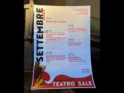 Edoardo Michelozzi Live @ Teatro del Sale, Firenze, 2025-09-27