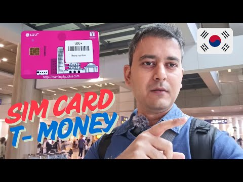 T Money, Sim Card - Everything you need to know at the Incheon International Airport South Korea 🇰🇷