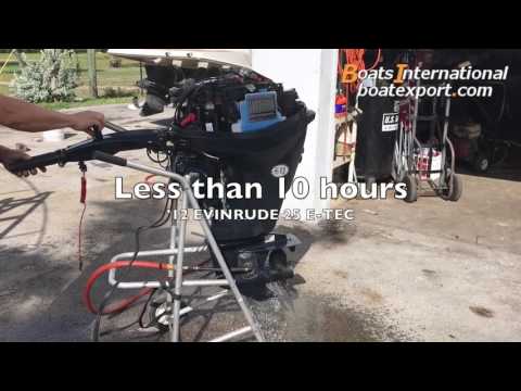 2012 Evinrude 25 hp E Tec for Sale