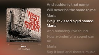 Ansel Elgort - Maria (Lyrics)
