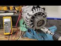 Bench testing a 6G alternator
