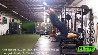 Weighted Glute Ham Raise - Develop Posterior Chain Strength