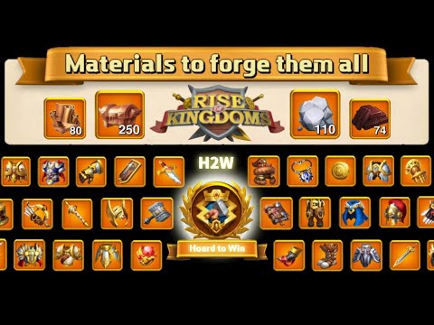 I saved up 560 Legendary Materials to forge this equipment! [Rise of Kingdoms]