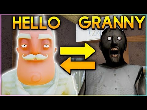 ПРИВЕТ СОСЕД СТАЛ БАБКОЙ ГРЕННИ Мод Granny в игре Hello Neighbor