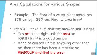 Video 5 Finding the Area of Rectangle