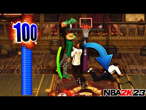 THIS IS WHAT HAPPENS WHEN YOU GLITCH A 100 DRIVING DUNK ON YOUR BUILD IN NBA 2K23! (DON’T DO THIS)!