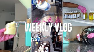 Apartment Clean With Me - Make Products + Pack Orders | Velvety Vibes | Small Business