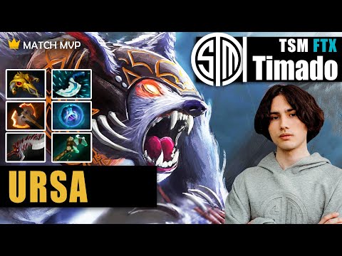 Ursa Safelane | TSM FTX.Timado | WTF 11 MINS BATTLE FURY INSANE DAMAGE | 7.31c Gameplay Highlights