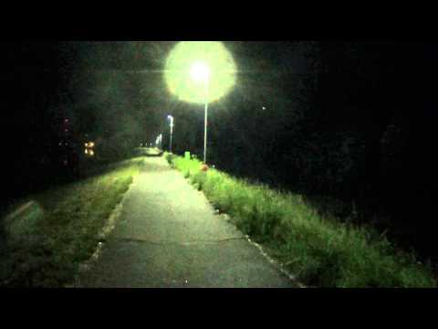 Promenáda pri Laborci po rekonštrukcii osvetlenia