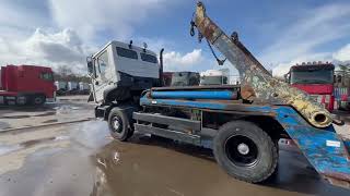 Cami&atilde;o de contentores MAN 18.264 (FULL STEEL SUSPENSION / MANUAL GEARBOX / EURO 2 / PERFEC | Imagem 4 - Autoline