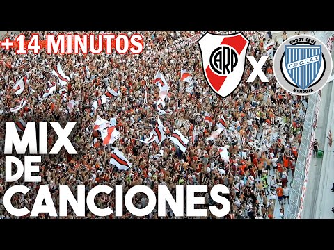 "➡️MIX de CANCIONES de RIVER +18 CANCIONES | River vs Godoy Cruz | 2023" Barra: Los Borrachos del Tablón • Club: River Plate