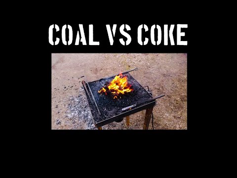 Blacksmithing coke vs coal (alternative fuel series)