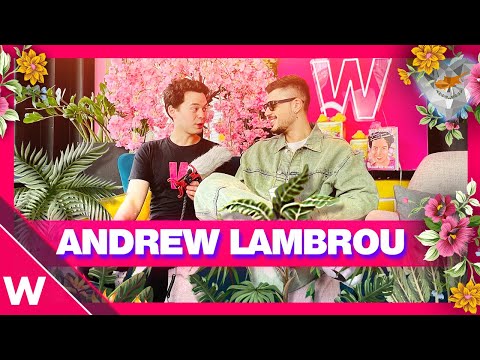 🇨🇾 Andrew Lambrou "Break a Broken Heart" INTERVIEW after Eurovision 2023 first rehearsal
