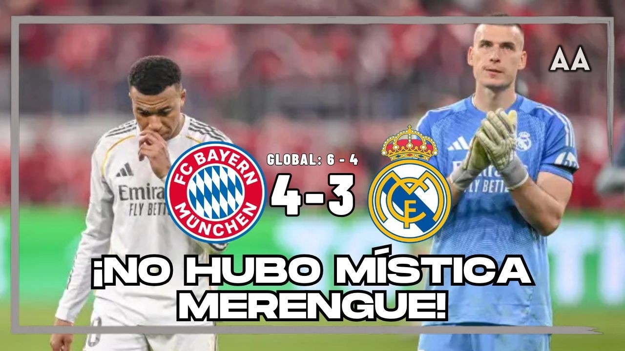 ¡SE DEFINIÓ AL LÍMITE! Bayern elimina al Real Madrid y va a semifinales | Andrés Agulla