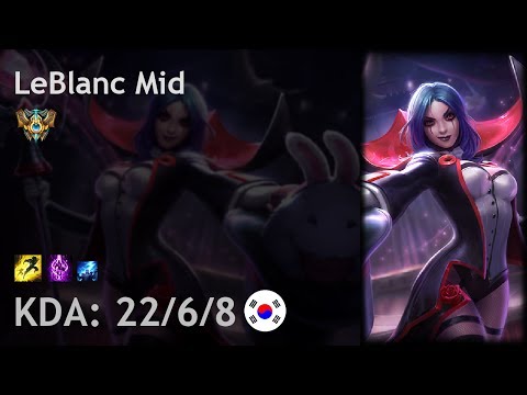 LeBlanc Mid vs Syndra - KR Challenger Patch 7.14