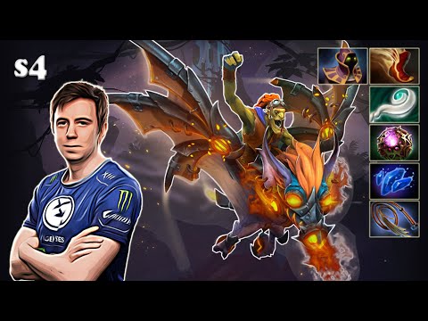 s4 - Batrider Offlane | Dota 2 7.29c Gameplay