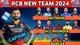 IPL 2024 | Royal Challengers Bangalore New Squad | RCB Team Full Players List 2024 | RCB 2024 Squad