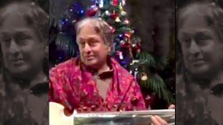 Jingle Bells Played by Classical Musician Amjad Ali Khan on Sarod