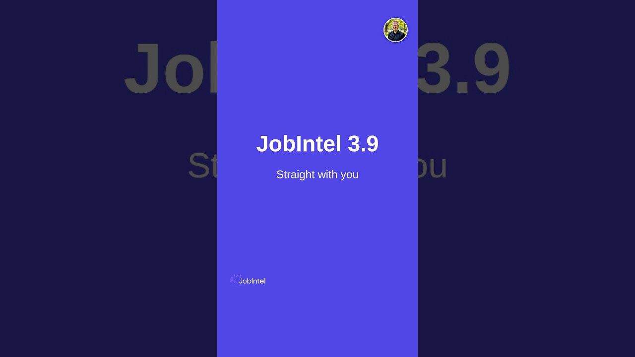 Thumbnail for JobIntel 3.9: Straight With You - Settings, Email, and Search You Control