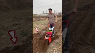 Download lagu Mini tiller tractor, mini plow for soil cultivation mp3
