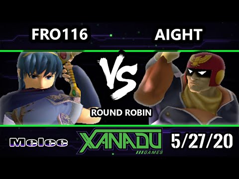 S@X 355 Online Round Robin - FRO116 (Marth) Vs. ight (Captain Falcon) Smash Melee - SSBM
