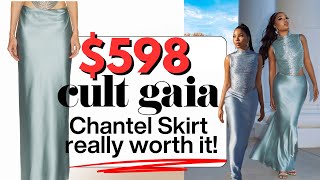 $598 Cult Gaia Silk Skirt Review — Luxury… or Fast Fashion in Disguise?