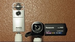 Video thumbnail for The Zoom Q2HD vs Regular Camera Microphones by CaneMajor