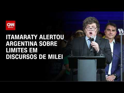 Itamaraty alertou Casa Rosada sobre “linha vermelha” em discursos de Milei | LIVE CNN