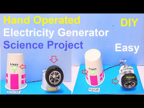 electric generator working model inspire award science project diy howtofunda craftpiller