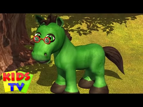 Cavalo Verde Divertido Canção Infantil e Mais Vídeo Educativo Por El Reino