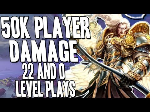 50K PLAYER DAMAGE THANATOS CONQUEST! 22 AND 0 LEVEL PLAYS! - Masters Ranked Conquest - SMITE