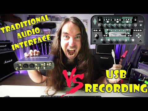 KEMPER - NEW USB RECORDING FEATURE (how to use & a/b comparison with audio interface)