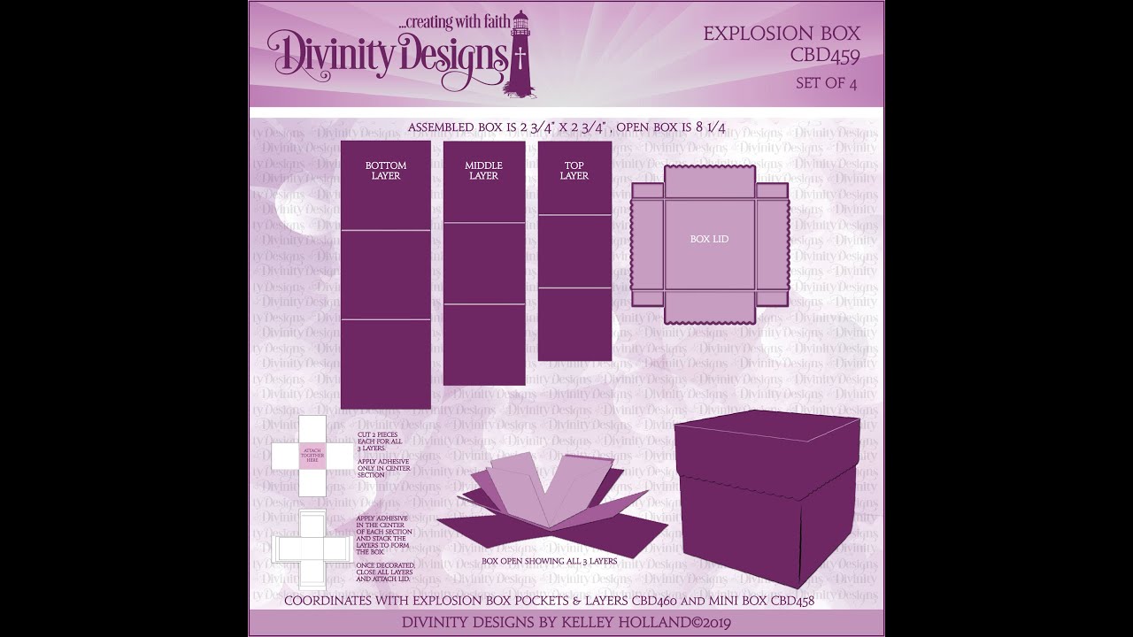 Divinity Designs Explosion Box Die