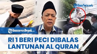 VIRAL Penjual Batu Akik Balas Pemberian Peci dari Prabowo dengan Lantunan Ayat Suci Al Quran