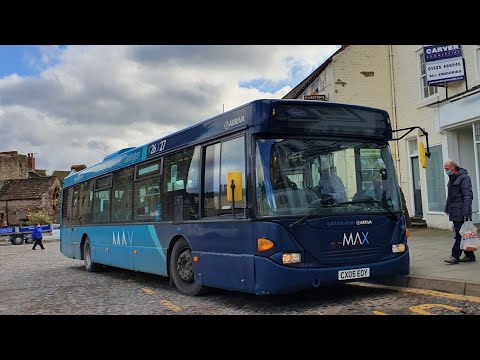 NOW WITHDRAWN + THRASH: Route X27 | CX05EOY/4645 - Arriva North East: Scania CN94UB/Scania Omnicity