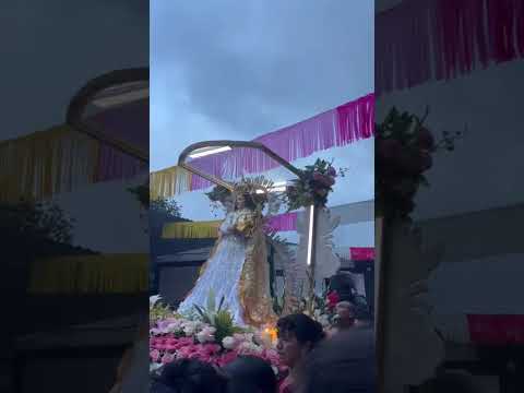 procesión de la virgen del rosario en ayarza Casillas santa Rosa 2025 salido del manzanal