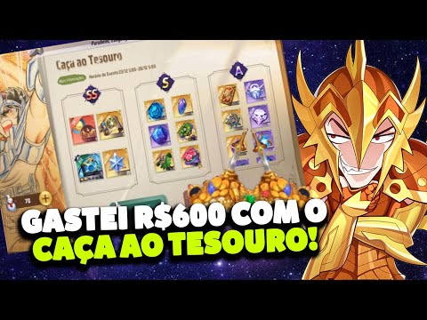 GASTEI R$600 COM O CAÇA AO TESOURO! VALEU A PENA? - Saint Seiya Awakening