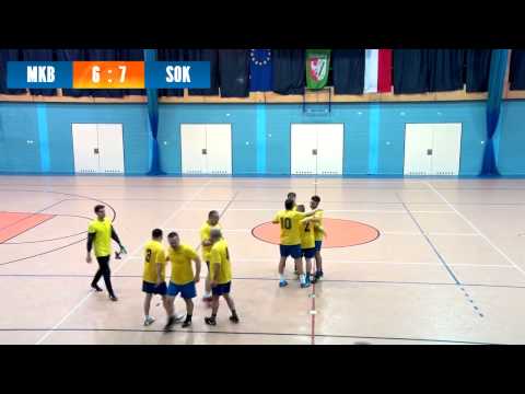 Nocna Liga Halowa: Ostatnia minuta meczu Sokoły - MK-BUD