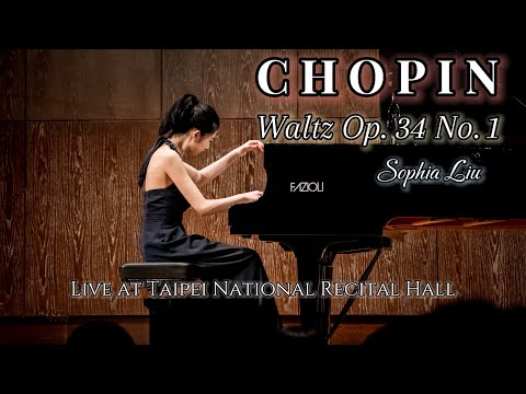 Sophia Liu - Chopin: Waltz in A-flat major, Op. 34 No. 1 (Encore / Taipei National Recital Hall)