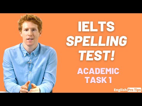 10. IELTS Spelling Test | Tricky Task 1 Words
