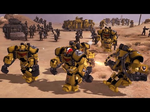 Unification Mod | Imperial Fists & Steel Legion VS Thousand Sons & World Eaters - DOW: Soulstorm